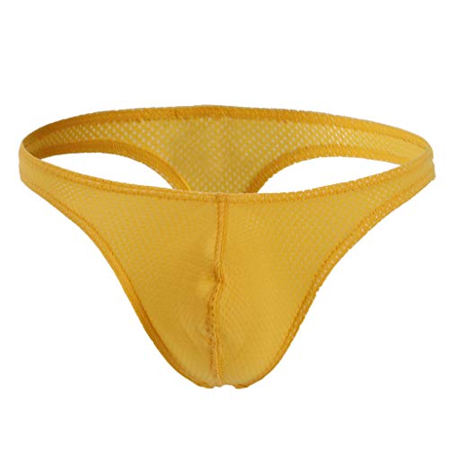 image for YANG-YI Man G-String Thong Jockstrap Underwear Hollow out Shorts Pouch