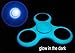 US Seller ~ Light Glowing Tri Fidget Hand Finger Spinner Toy For Stress Reducer / Anxiety Relieves (Perfect For ADD, ADHD, Anxiety, and Autism Adult) ~ Cafolo