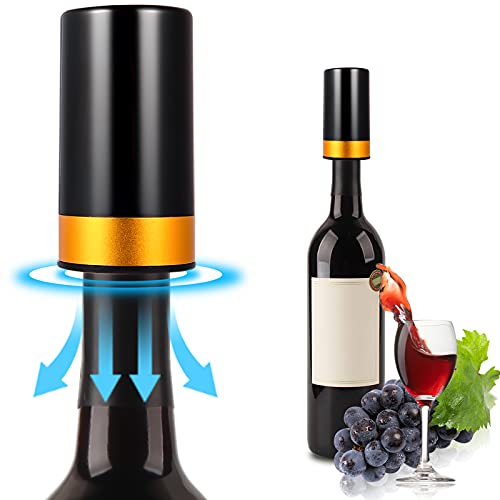 Electric Wine Stoppers, New Upgraded Automatic Vacuum Wine Saver