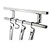 12 Inch Stainless Steel Magnetic Knife Holder & Space-Saving Strip for Kitchen Knives & Utensils, Office, Craft, Bar, Garage & Workshop Tools Wall Rack: Includes 4 Removable Hooks, Screws & Hardware