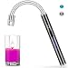 Candle Lighter, haino Rechargeable Electric Arc Lighter with 360&deg; Flexible Neck LED Battery Display and Flameless Windproof Triple Safety Long Lighter (Black)