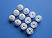 12 Small White Replacement Eartips for Monster Beats Dr Dre Tour Powerbeats urBeats 2 HeartBeats 2 DiddyBeats Turbine Pro Gratitude DNA VEKTR iSport Victory Immersion Inspiration ClarityMobile N-Ergy