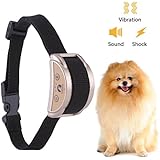 ProCollar Bark Collar No Bark Collar Dog Small Bark Collar Shock Collar with Beep Vibration Harmless Shock Rechargeable Anti Bark Control Device for Small Medium Large Dog … (barkcollar)