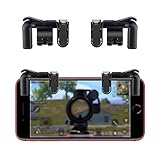 PUBG Mobile Game Controller, Rademax Sensitive Shoot/Aim Buttons L1R1 Compatible Knives Out/PUBG/Rules Survival, Cellphone Survival Game Controller PUBG Mobile Game Joystick, Android iOS iPhone