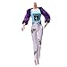 Buytra 6 Pack Doll Accessories Handmade Fashion Shorts Pants Vest Outfit Clothes for Barbie Doll Girls' Birthday Gift