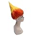 BERON Flame Shape Hair Cosplay Costume Party Wig Stylish Halloween Wig(Flame Color)