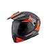 ScorpionEXO Unisex-Adult Modular/Flip Up Adventure Touring Motorcycle Helmet (Orange, X-Large) (EXO-AT950 Neocon)