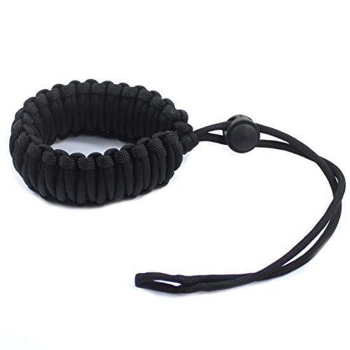 Braided 550 Paracord Adjustable Camera Wrist Strap/Bracelet for Mirrorless Compact System DSLR Cameras, Binoculars and Digital Camera