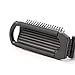 Gracefulvara Portable Travel Folding Hair Brush With Mirror Compact Pocket Size Comb Black