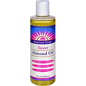 Image of Heritage Store Sweet Almond Oil 8 Fz