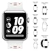 Compatible Apple Watch Band 38mm & 40mm, Alritz Silicone Sport Strap Replacement for Apple Watch Series 4/Series 3/Series 2/Series 1/Nike+