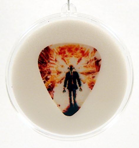 Megadeth Guitar Pick #5/12 With MADE IN USA Christmas Tree Ornament Capsule