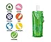 Vapur - Reflex 0.5L BPA Free Foldable Flexible Water Bottle w/Carabiner (True Green)