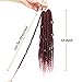 Dansama 6 Packs GoGo Curl Crochet Braids for Water Wave Crochet Synthetic Hair Extensions (12inch (Pack of 4), TBUG)