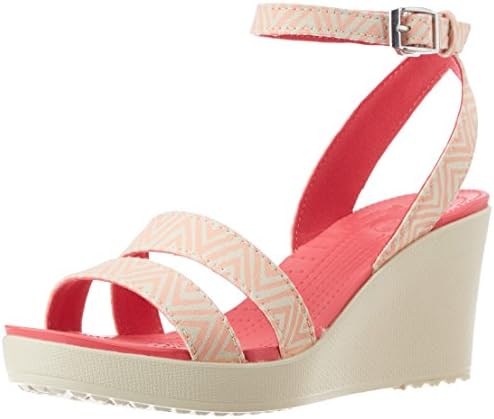 crocs leigh graphic wedge