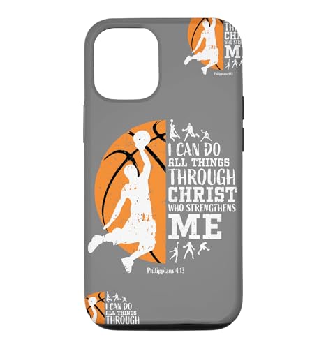 Basketball Gifts Kids Boys Girls Teens Christian Bible Verse Case for iPhone 12…