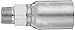 EATON Weatherhead Coll-O-Crimp 08U-108 Male Pipe Rigid Fitting, Low Carbon Steel, 1/2