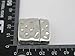 KONMAY 3 sets 20.0x2.0mm Antique Silver Dotted Strong Magnetic Clasp For Leather Cord