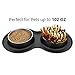 TRIPLE TREE Large Dog Bowls, with 2X 51 OZ Stainless Steel Pet Bowls for Food and Water,No Spill/Non-Skid Silicone Mat, for Feeding Dogs Cats and Pets