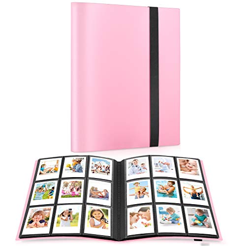 Ablus 432 Pockets Mini Photo Album for Fujifilm Instax Mini Camera, Polaroid Snap, SocialMatic Instant Cameras & Zip Instant Printer (360 Pockets, Pink2)
