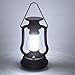 Security High Brightness Portable Outdoor Dynamo LED Solar and Hand Crank Light Lantern Lamp for Hiking Camping with 16 LEDs (Black)