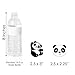Party Like a Panda Bear - Dessert Cupcake Toppers - Baby Shower or Birthday Party Clear Treat Picks - Set of 24