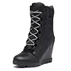 Sorel-Womens-Joan-Uptown-Mid-Lace-Boot-Rain-Waterproof-Black