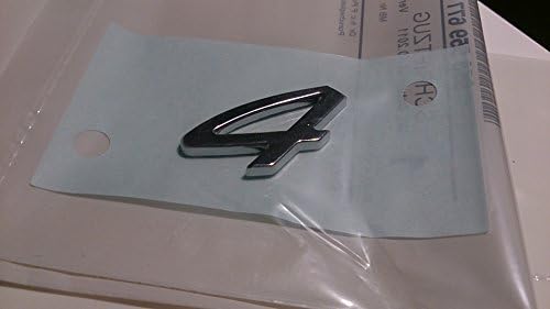 Matte Silver - 4 - AWD OEM Badge for Porsche Original Decal Emblem Car Sticker USA SELLER