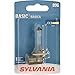 SYLVANIA 896 Basic Halogen Fog Bulb, (Contains 1 Bulb)