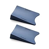 Top Rated Jamm Door Stopper. Patented Door Stop Design Holds Doors in BOTH Directions. Outperforms other Door Stops and Decorative Door Wedges. Premium Non Rubber Hardware - Dusky Blue 2-Pk (Size 1)