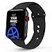 VATI Sport Band Compatible with Apple Watch Band 40mm 44mm 42mm 38mm, Soft Silicone Sport Strap Replacement Bands Compatible with iWatch Apple Watch Series 4, Series 3/2/1 S/M M/L