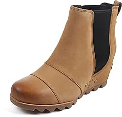 Sorel Womens Lea Wedge Boot, Camel Brown, 9.5 B(M) US