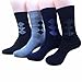 Premium Men's Winter Socks By Ywjiepan - Extremely Thick & Soft Design, Warm & Comfortable Elite socks, Cute & Adorable Patterns,Christmas Or Valentine's Day Gift - 4-Pack