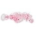Adorox 2.5'' Pink Acrylic Baby Pacifier Shower Favor (Pink (36 Pieces))
