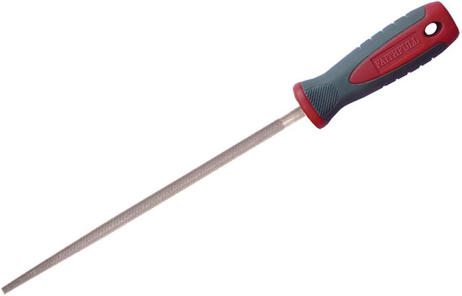 Faithfull FAIFIRSC8 Engineers File Round Second Cut 200mm (8in), Multicolor, 20cm x 0.8 cm - Image 3