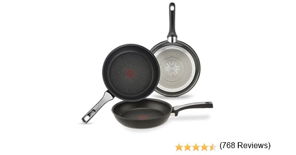 Tefal C620SET3 - Juego de 3 Sartenes Aluminio de 21, 24 y 26 cm ...