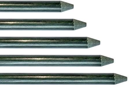 UniEco Fiberglass Plant Stakes - 3 Ft Garden Stakes - Dark Green Garden Fence Rustproof Plant Sticks for Climbing Plants, Dia 5/16", 20 Pack