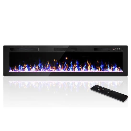VENDROZ 72 Electric Fireplace
