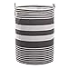Haundry Collapsible Laundry Basket, 22 inch Tall Large Round Laundry Hamper for Clothes Storage