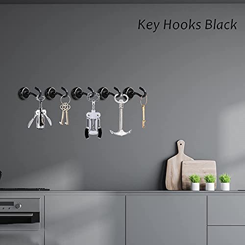 Hooks,22Lbs Black Heavy Duty Hooks for Fridge,Hanging