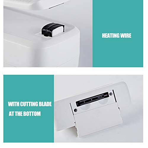 Mini Portable Bag Sealer, Handheld Three gear adjustment vacuum sealer machine for Food,suitable for Chip Bags, Plastic Food Storage Bags, Snack & Cereal Bags (Black)