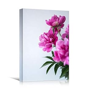 signwin Canvas Wall Art Pink Arrangement Bouquet Expressive...