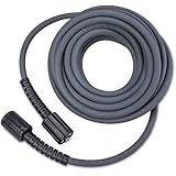 Generac 6620 50-Foot x 5/16-Inch Pressure Washer Hose, Steel Braided, Non-Marring, Bend Restrictors, Compatible with Most Bra