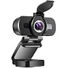 1080P Webcam with Microphone & Privacy Cover, Web Cam USB Computer Camera for PC Laptop, Desktop HD Streaming Webcam for…