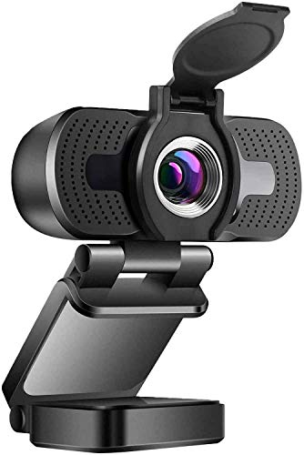 1080P Webcam with Microphone & Privacy Cover, Web Cam USB Computer Camera for PC Laptop, Desktop HD Streaming Webcam for…