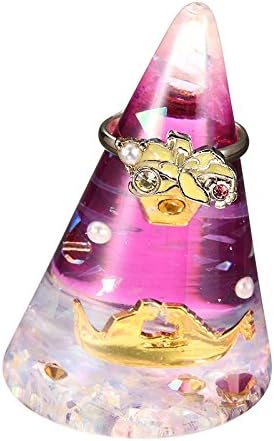 Amazon ディズニーストア 公式 指輪 リング スタンド付き ラプンツェル コーン型 リング 通販
