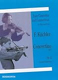 Kuchler Concertino In D Op12 Vln/Pf (Easy Concertos and Concertinos for Violin and Piano)