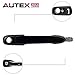AUTEX Door Handle Exterior Front Right Passenger Side Black Compatible with Accent 2006 2007 2008 2009 2010 2011 80699