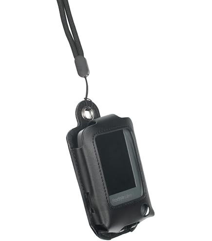 Premium Fitted Leather Case With Screen Protector, Belt Clip Carabiner Including Neck Lanyard Freestyle Libre 2 3 Freestyle Libre 14 Day Freestyle Libre