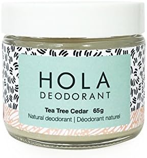 Hola Deodorant Tea tree cedar natural cream deodorant 2.29 oz-65g
